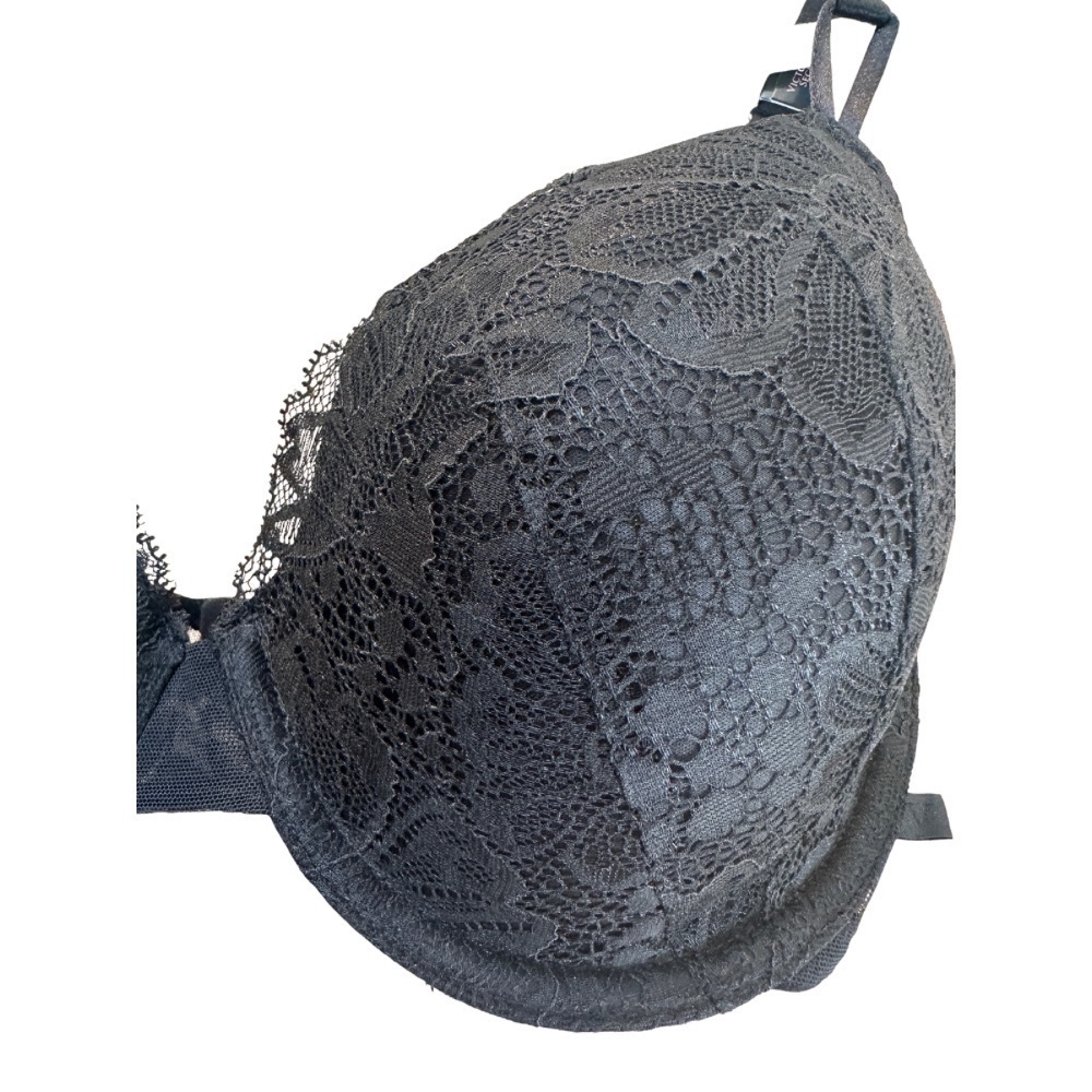 Victoria’s Secret Black Lace Unlined Bra – Size 32DDD – NWT - Picture 2 of 6